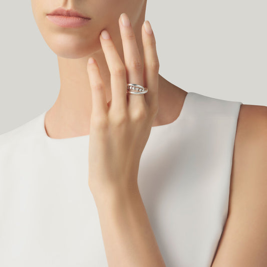 Anello Triplo Cuori Giovanni Raspini
