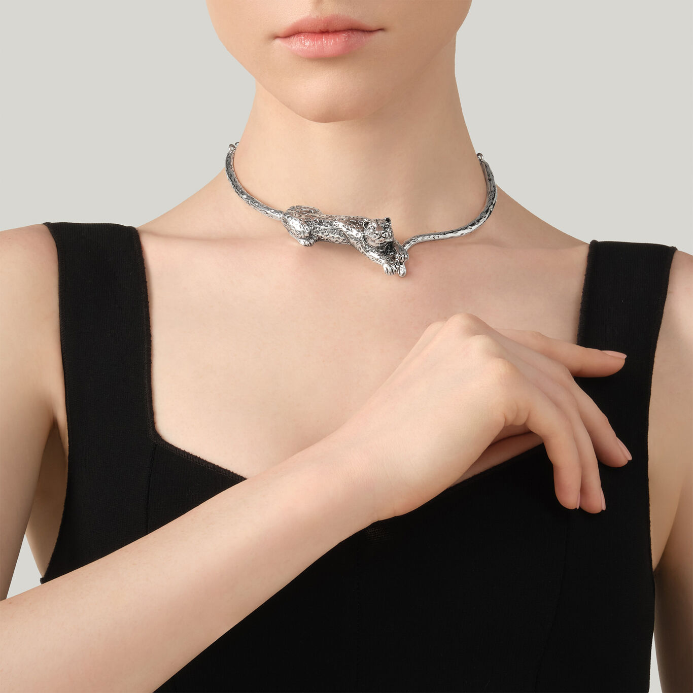 Collana Leopardo Giovanni Raspini