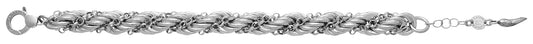 Bracciale Torchon e Catena Giovanni Raspini in argento 925 — 21 cm