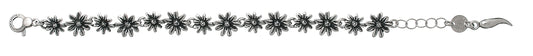 Bracciale Mini Margherite Giovanni Raspini argento brunito — 19 cm
