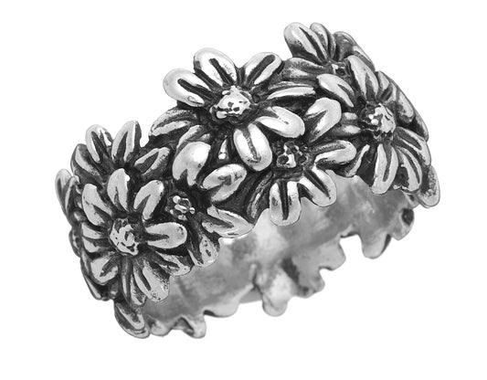 Anello a fascia Margherite Giovanni Raspini — misura 16