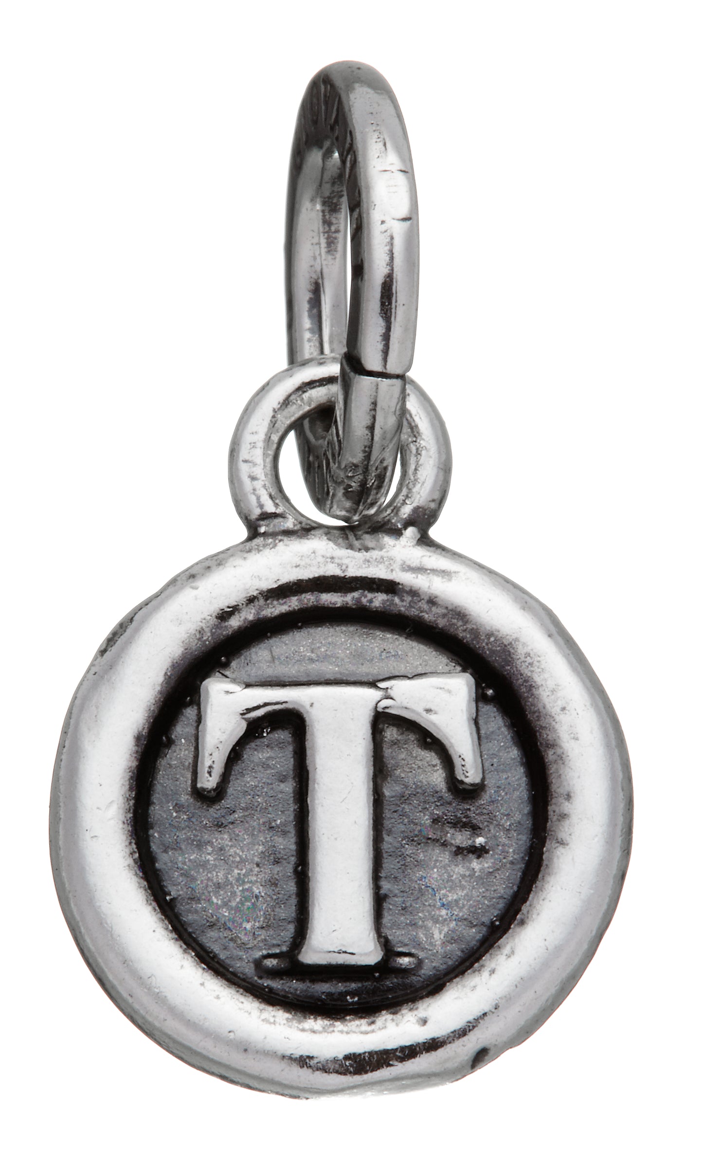 CHARM LETTERA BOTTONE ''T''