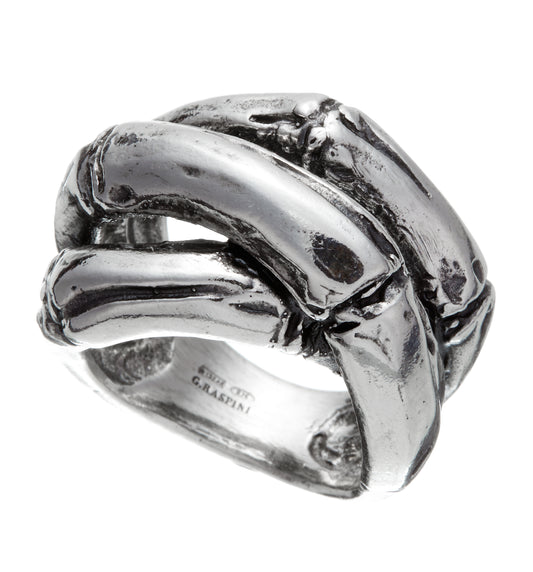 Anello Bambù Giovanni Raspini in argento 925
