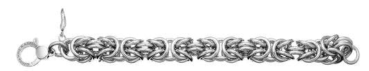Bracciale Bizantina maxi Giovanni Raspini in argento 925 — 22 cm