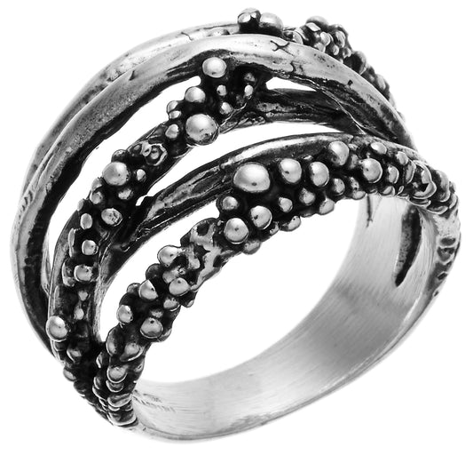 Anello Petit Perlage Giovanni Raspini in argento 925 — misura 16