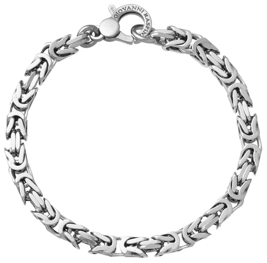 Bracciale Bizantina Quadra Giovanni Raspini in argento 925 — 20,5 cm