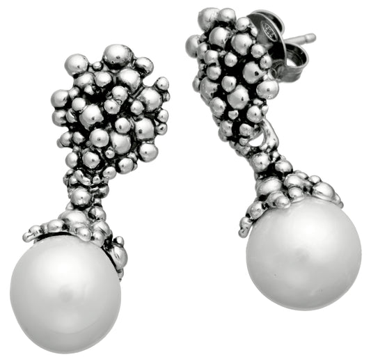 Orecchini Drops Giovanni Raspini in argento 925 e perle naturali