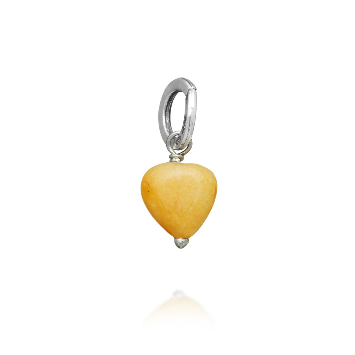 Charm Cuore Avventurina Gialla Giovanni Raspini in argento 925
