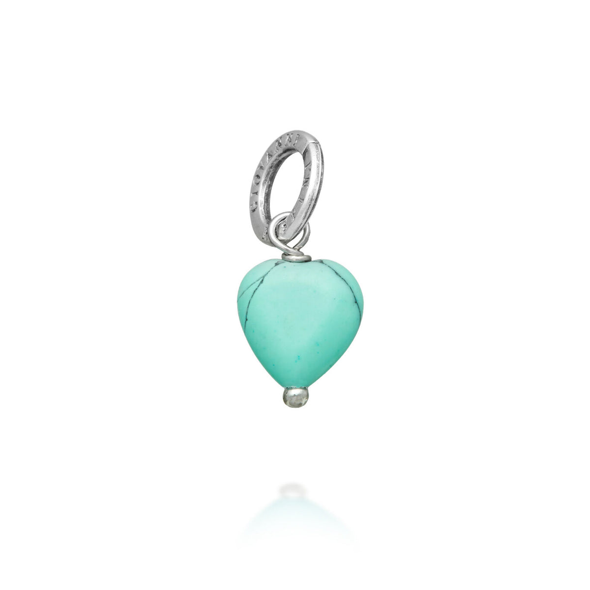 Charm Cuore Turchese Giovanni Raspini in argento 925
