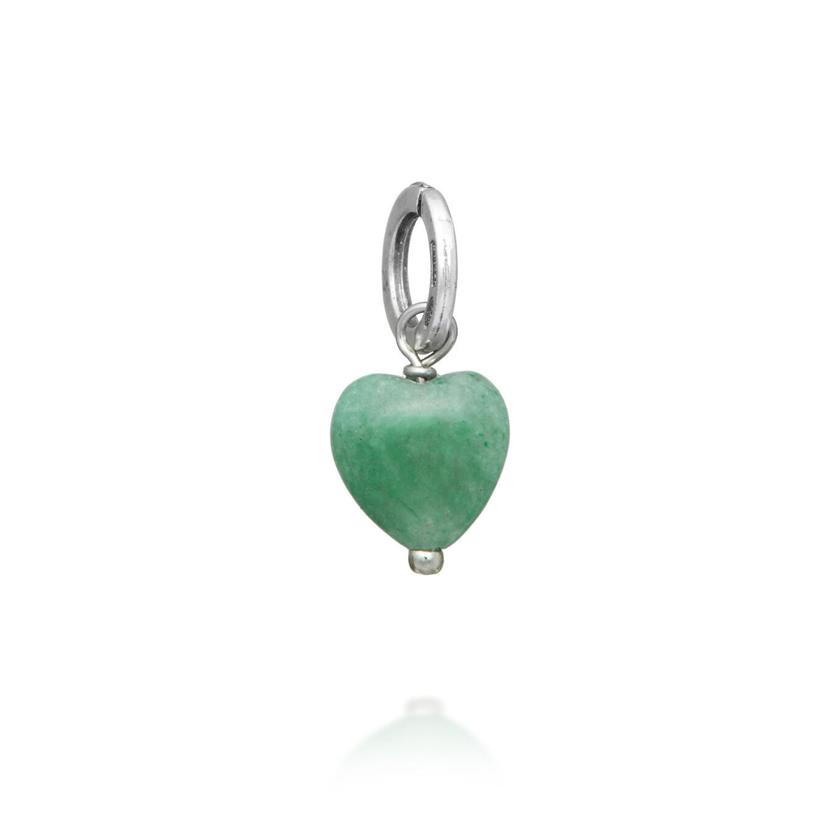 Charm Cuore Avventurina Verde Giovanni Raspini in argento 925