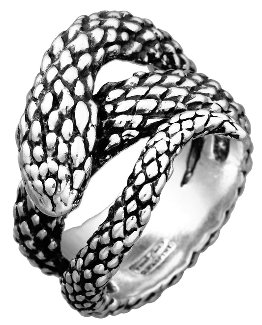 Anello Serpente Grande Giovanni Raspini in argento 925 — misura 16