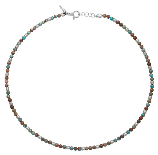 Collana Tango Agata Giovanni Raspini in argento 925 e agata — 50 cm