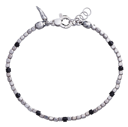Bracciale Dadini e Onice Giovanni Raspini in argento 925 — 20 cm