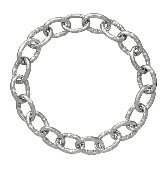 Collana Stone Giovanni Raspini in argento 925 martellato — 50 cm