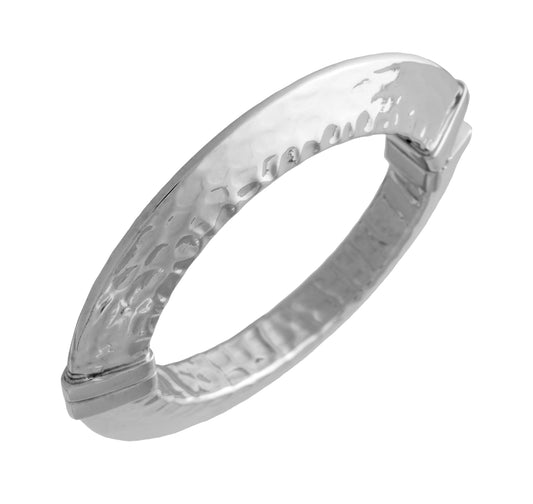 Bangle Blade Grande Giovanni Raspini in argento 925 martellato