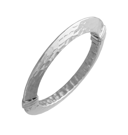 Bangle Blade Giovanni Raspini bracciale rigido in argento 925 martellato