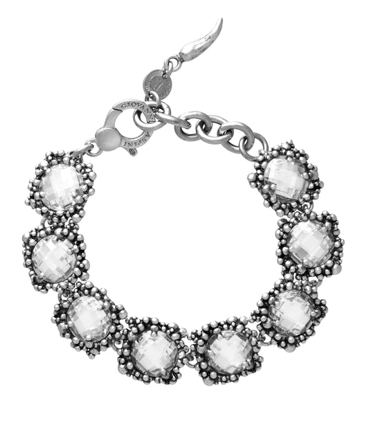 Bracciale Shine Grande Giovanni Raspini in argento 925 e zirconi — 21 cm