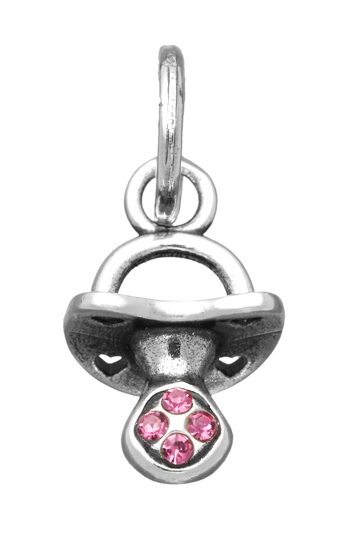 MINI CHARM CIUCCIO CRYSTAL ROSA