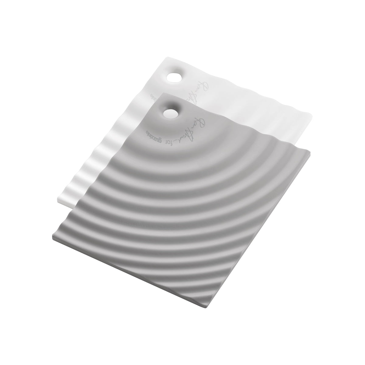 Set 2 Taglieri con Base Ripples Fratelli Guzzini