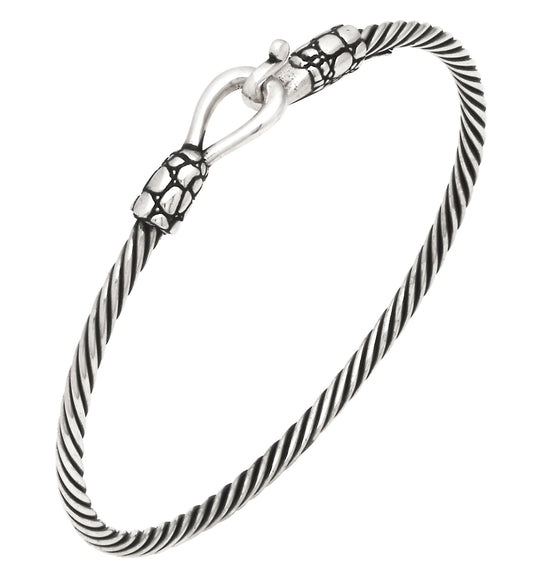 Bracciale rigido Croco Giovanni Raspini in argento 925