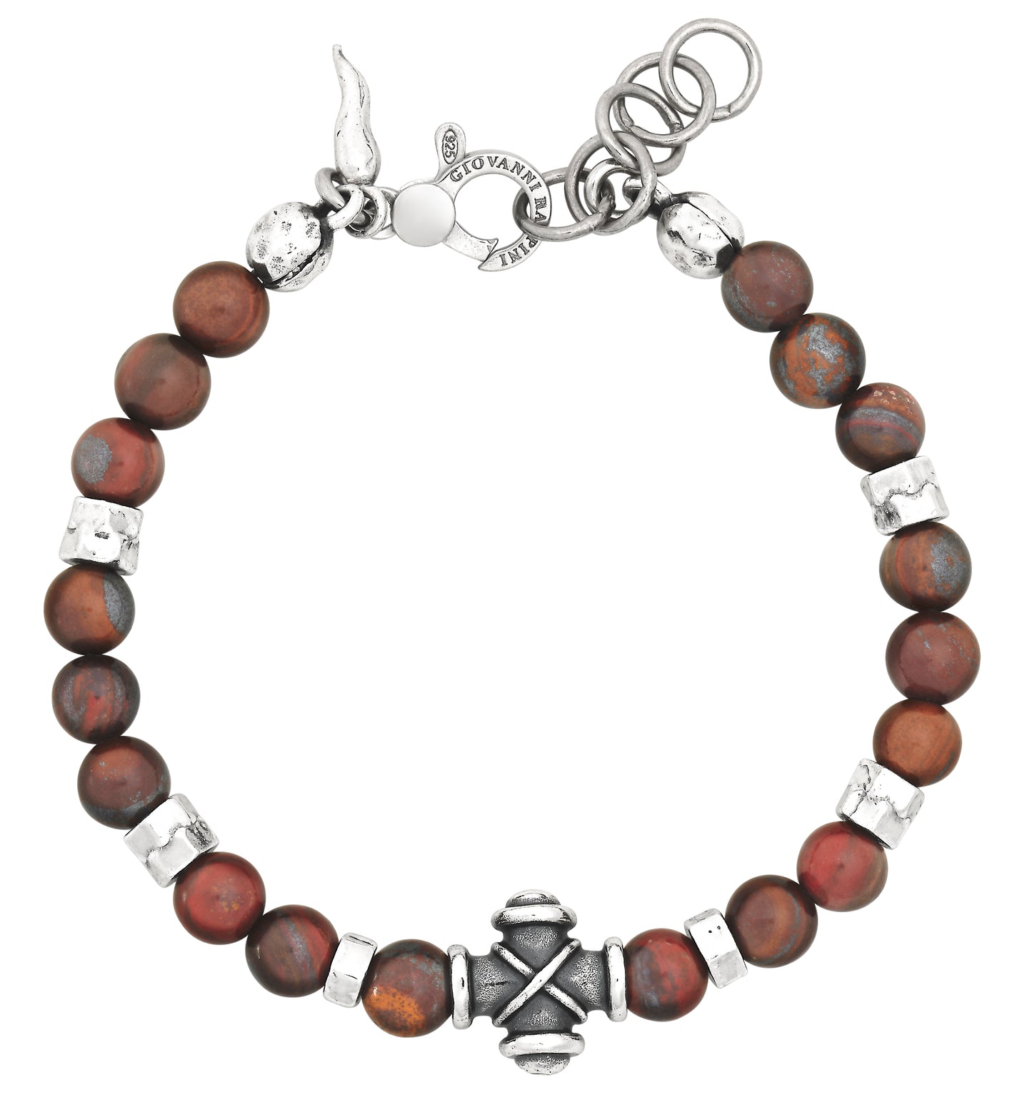 BRACCIALE CROCE OCCHIO DI TORO cm 22