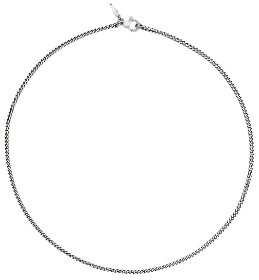 Collana grumetta quadra piccola Raspini in argento 925 — 50 cm - Giovanni Raspini