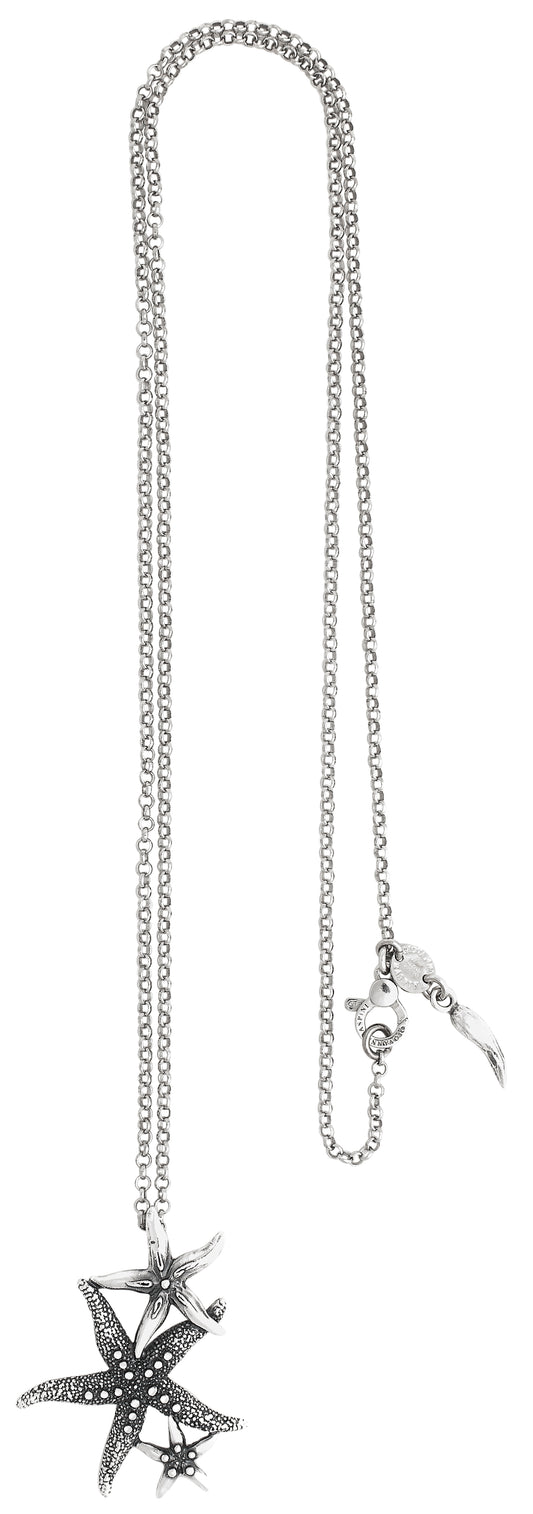 Pendente Stelle Marine Giovanni Raspini in argento 925 — 80 cm
