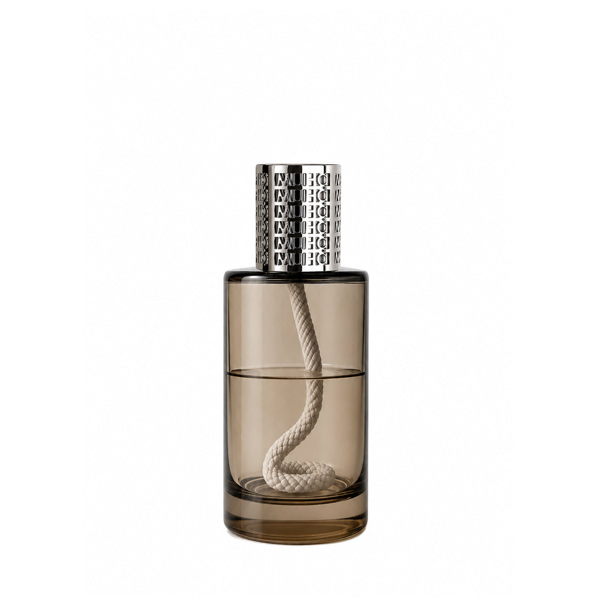 Lampada catalitica Muhà tonda alta champagne, dettaglio del bruciatore