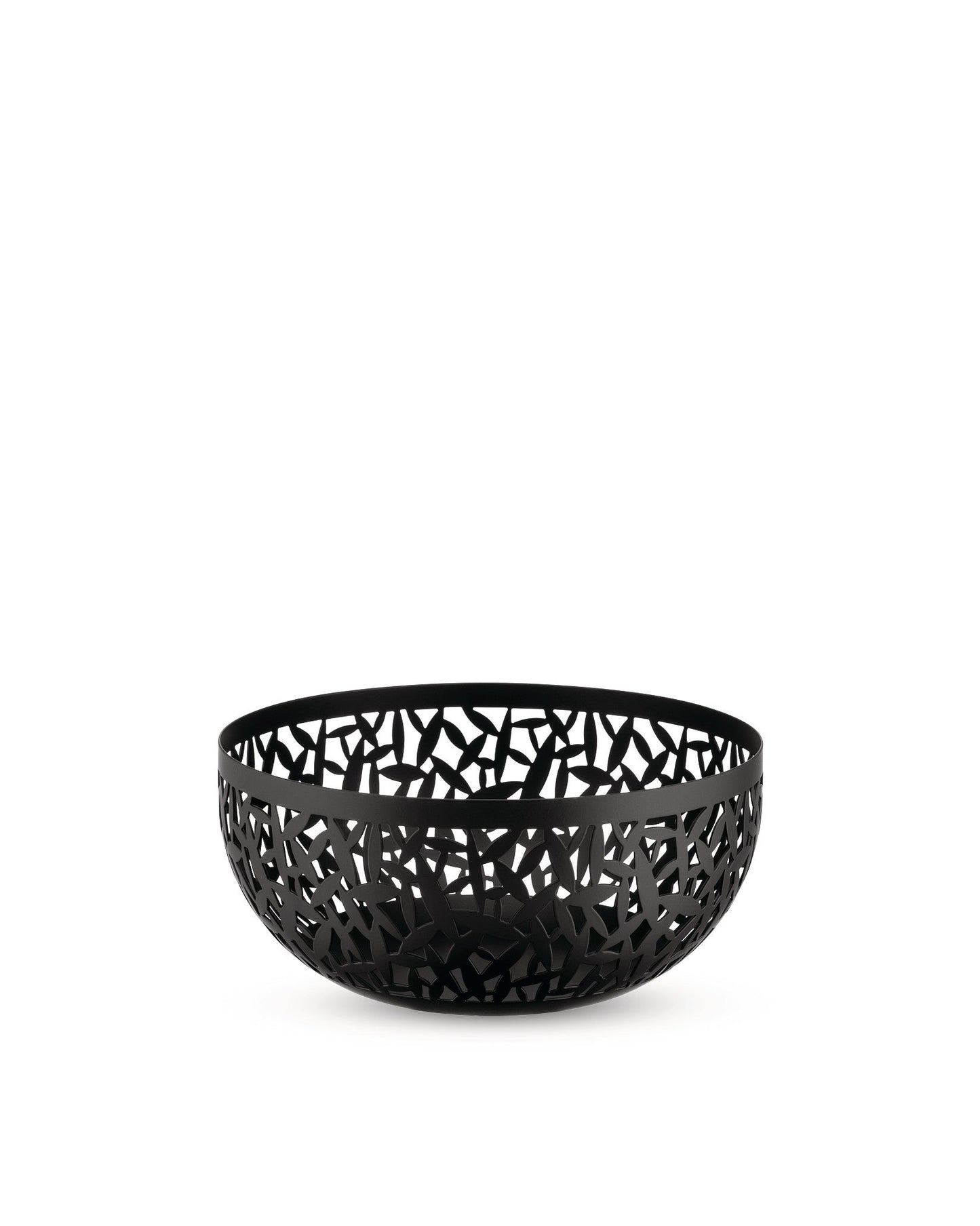 Fruttiera Cactus! Alessi in acciaio traforato nero