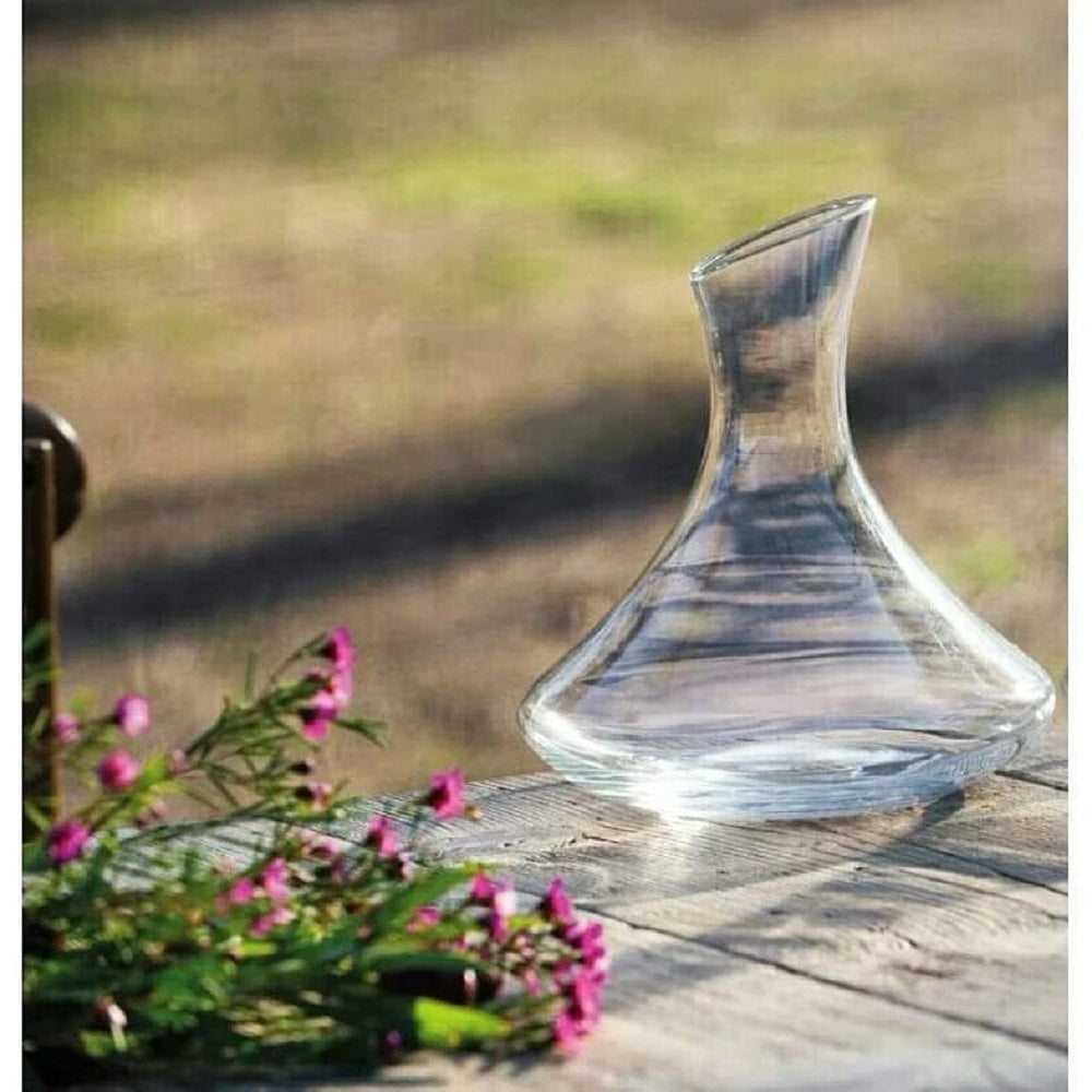 Decanter Obliquo Novello in vetro 2 pz