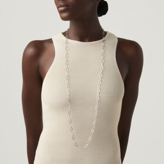 Collana Maglia Ovale Martellata Giovanni Raspini
