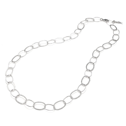 Collana maglia ovale alternata Giovanni Raspini — 92 cm