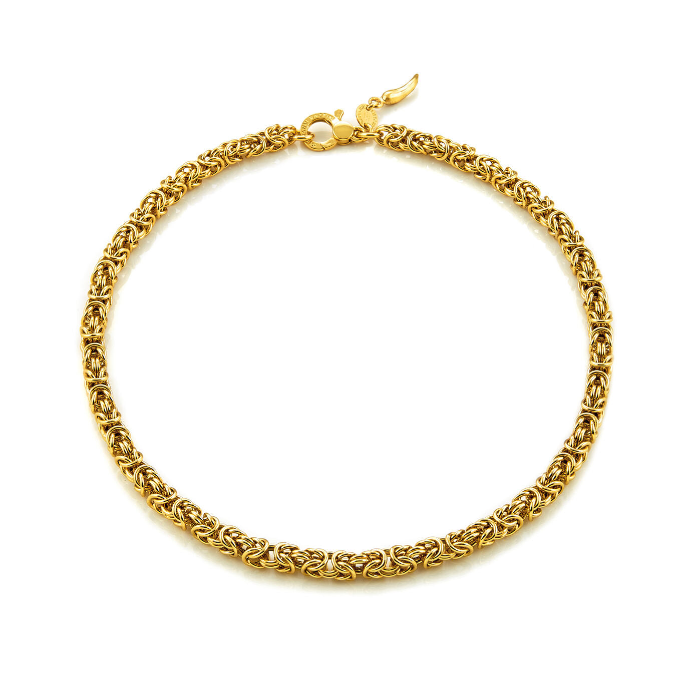 Collana Bizantina piccola dorata Giovanni Raspini — 46 cm