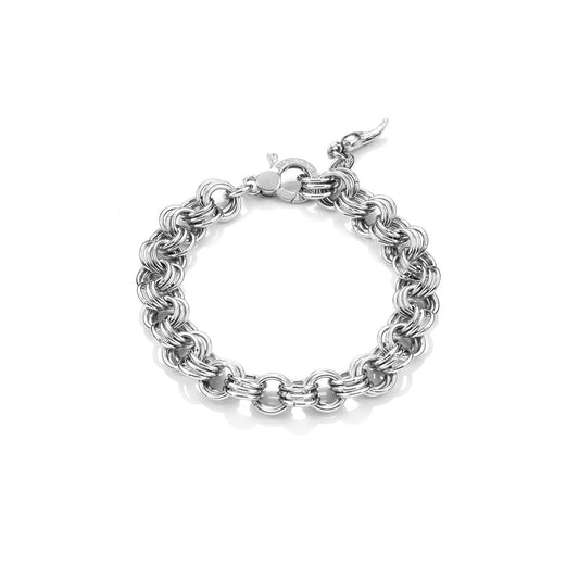Bracciale Anelli Giovanni Raspini in argento 925 — 21 cm