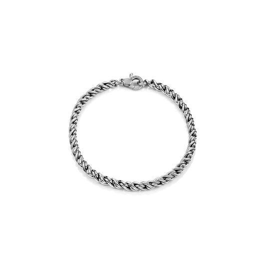 Bracciale Treccia Giovanni Raspini in argento 925 — 21 cm