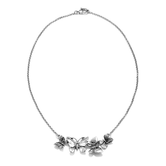Collana Swing Farfalle Giovanni Raspini in argento 925 — 45 cm