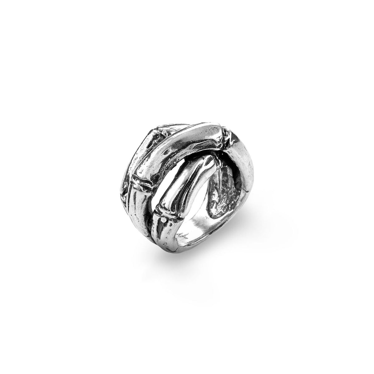 Anello Bambù Giovanni Raspini in argento 925 — misura 18
