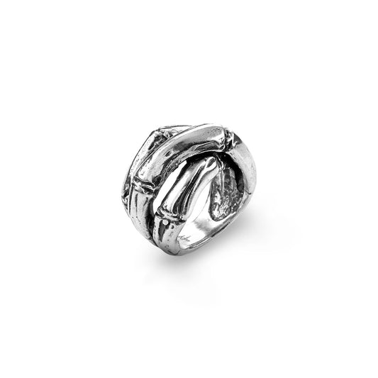 Anello Bambù Giovanni Raspini in argento 925 — misura 18