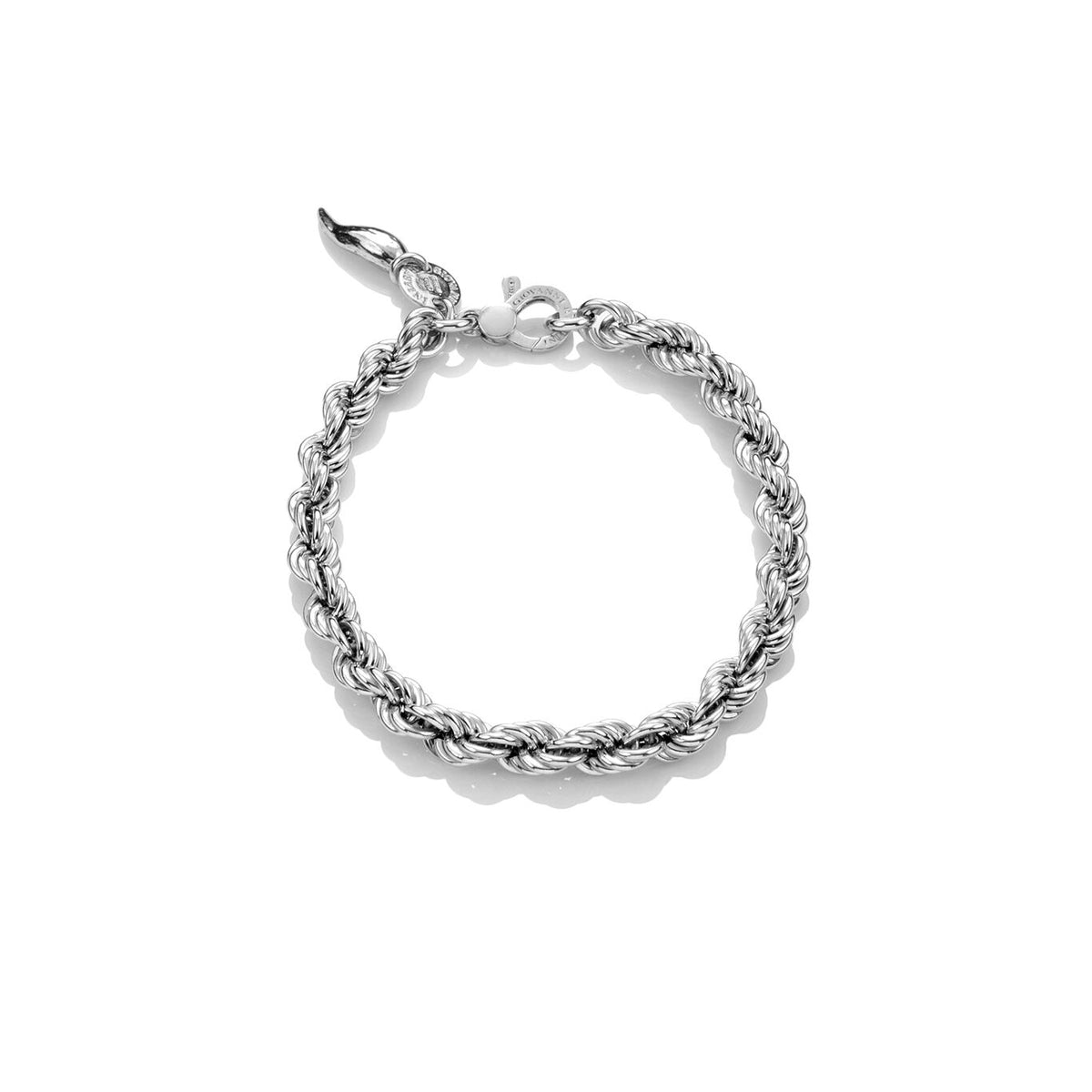 Bracciale Torchon piccolo Giovanni Raspini in argento 925 — 19,5 cm