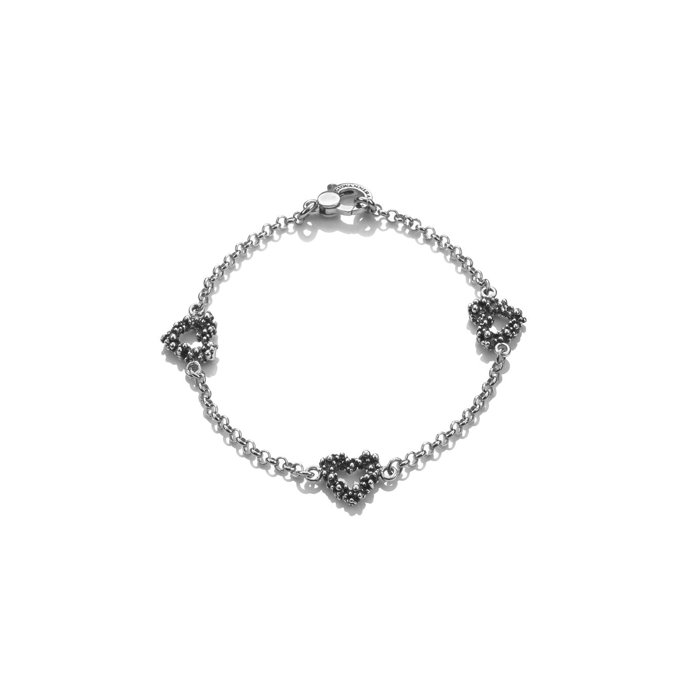 Bracciale Cuori Mini Giovanni Raspini in argento 925 — 19 cm