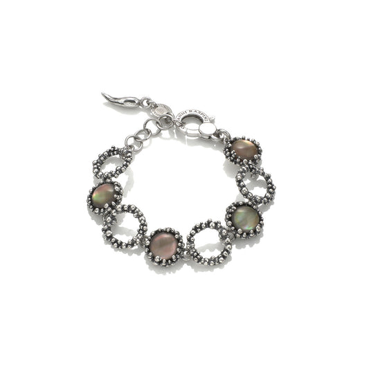 Bracciale Maui Giovanni Raspini in argento 925 e madreperla — 18 cm
