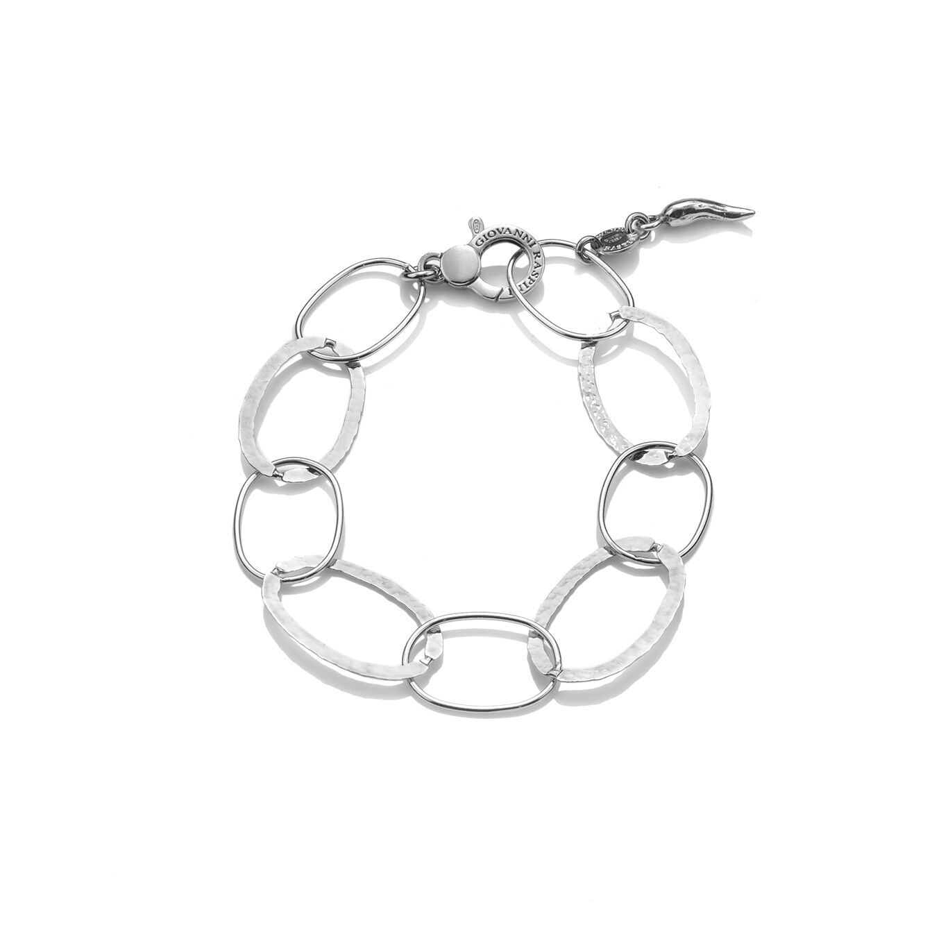 Bracciale Maglia Ovale Alternata Giovanni Raspini in argento 925 — 22,5 cm