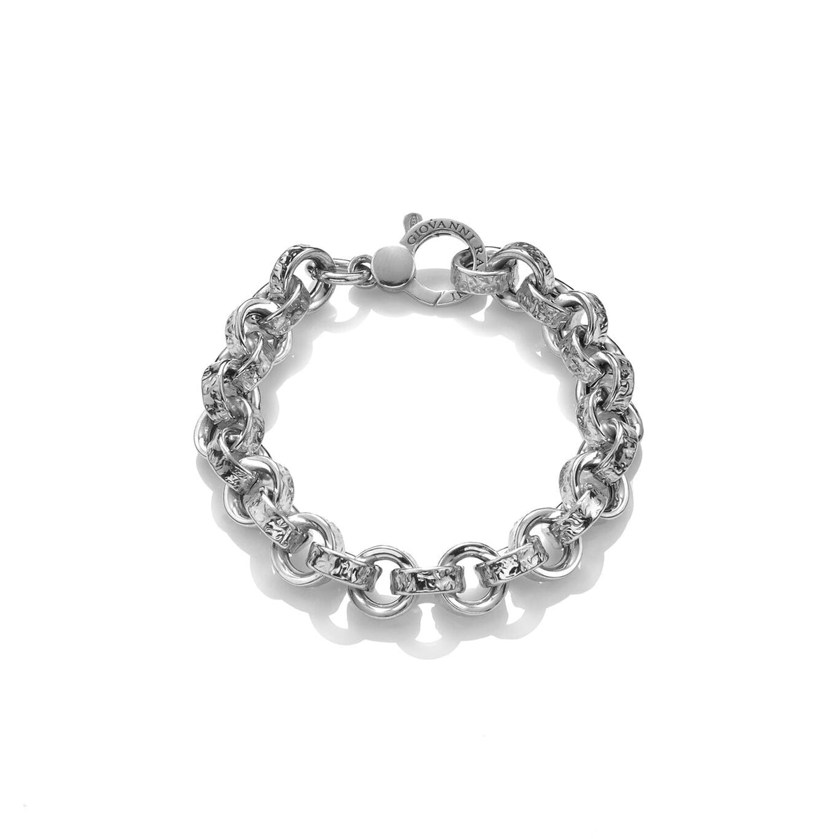 Bracciale Rolò Martellato Giovanni Raspini argento 925