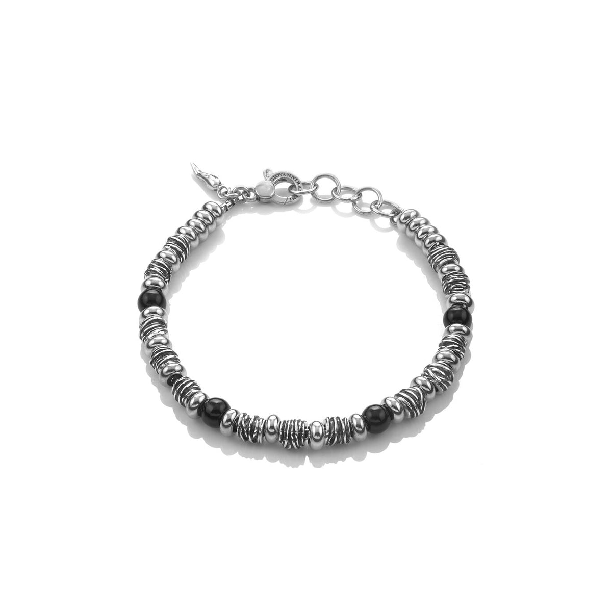 Bracciale Bond Onice Giovanni Raspini in argento 925 — 22 cm