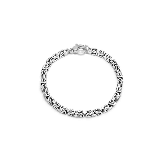 Bracciale Bizantina Quadra Piccola Giovanni Raspini in argento 925 — 19 cm
