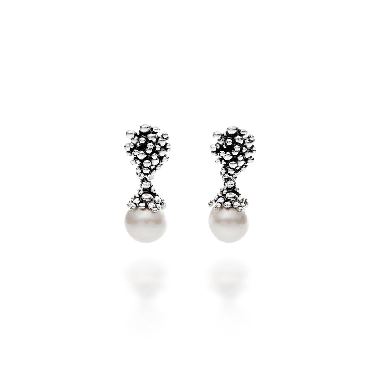 Orecchini Drops Giovanni Raspini in argento 925 e perle naturali
