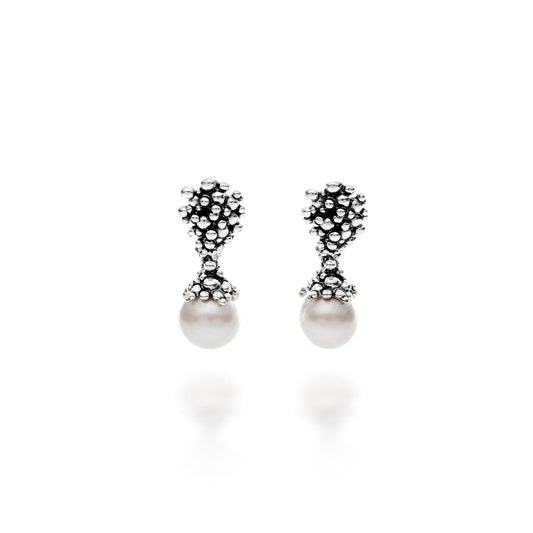 Orecchini Drops Giovanni Raspini in argento 925 e perle naturali