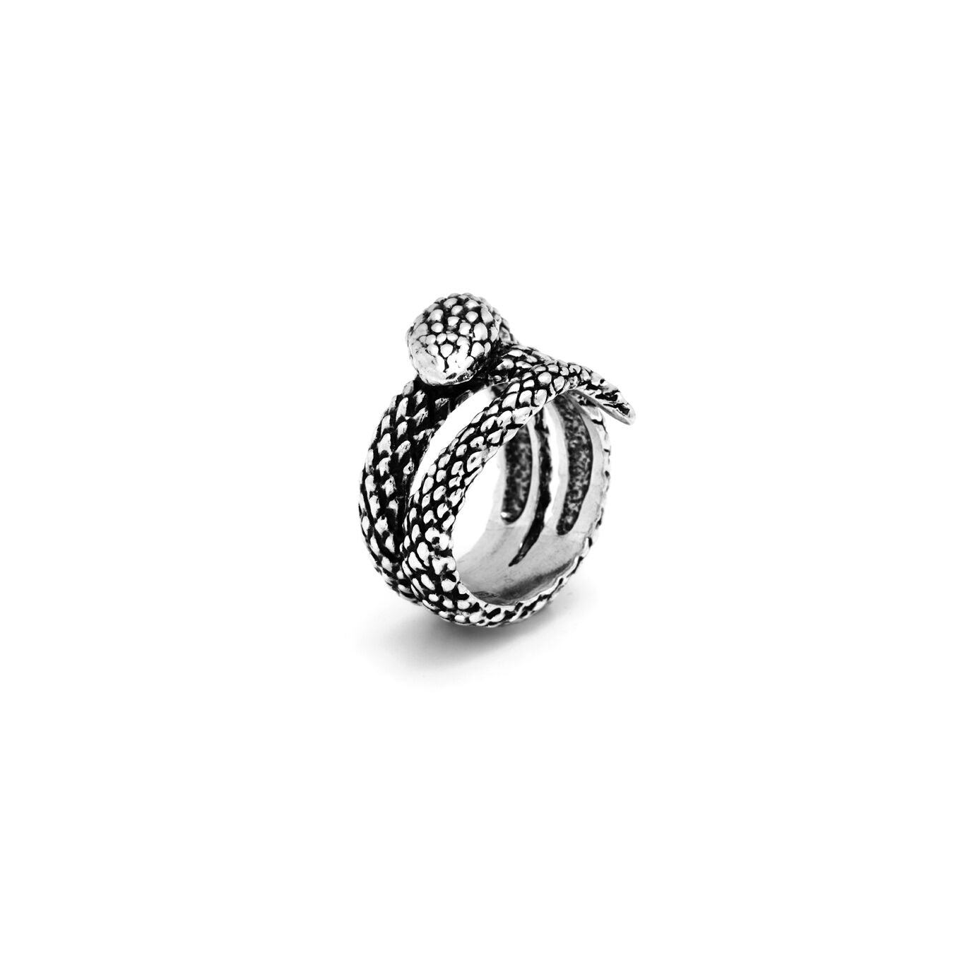 Anello Serpente Grande Giovanni Raspini in argento 925 — misura 16