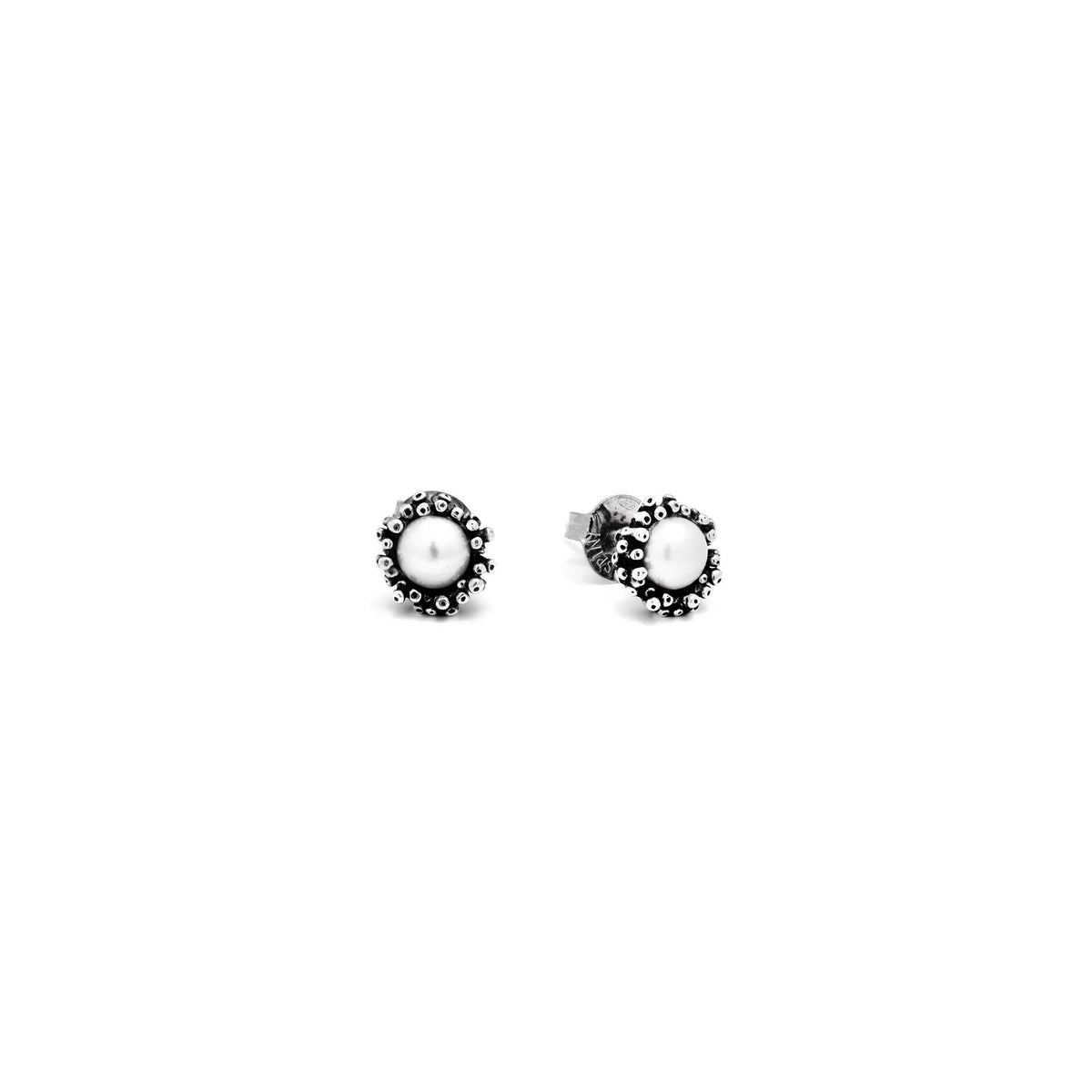 Orecchini Anemone piccoli argento