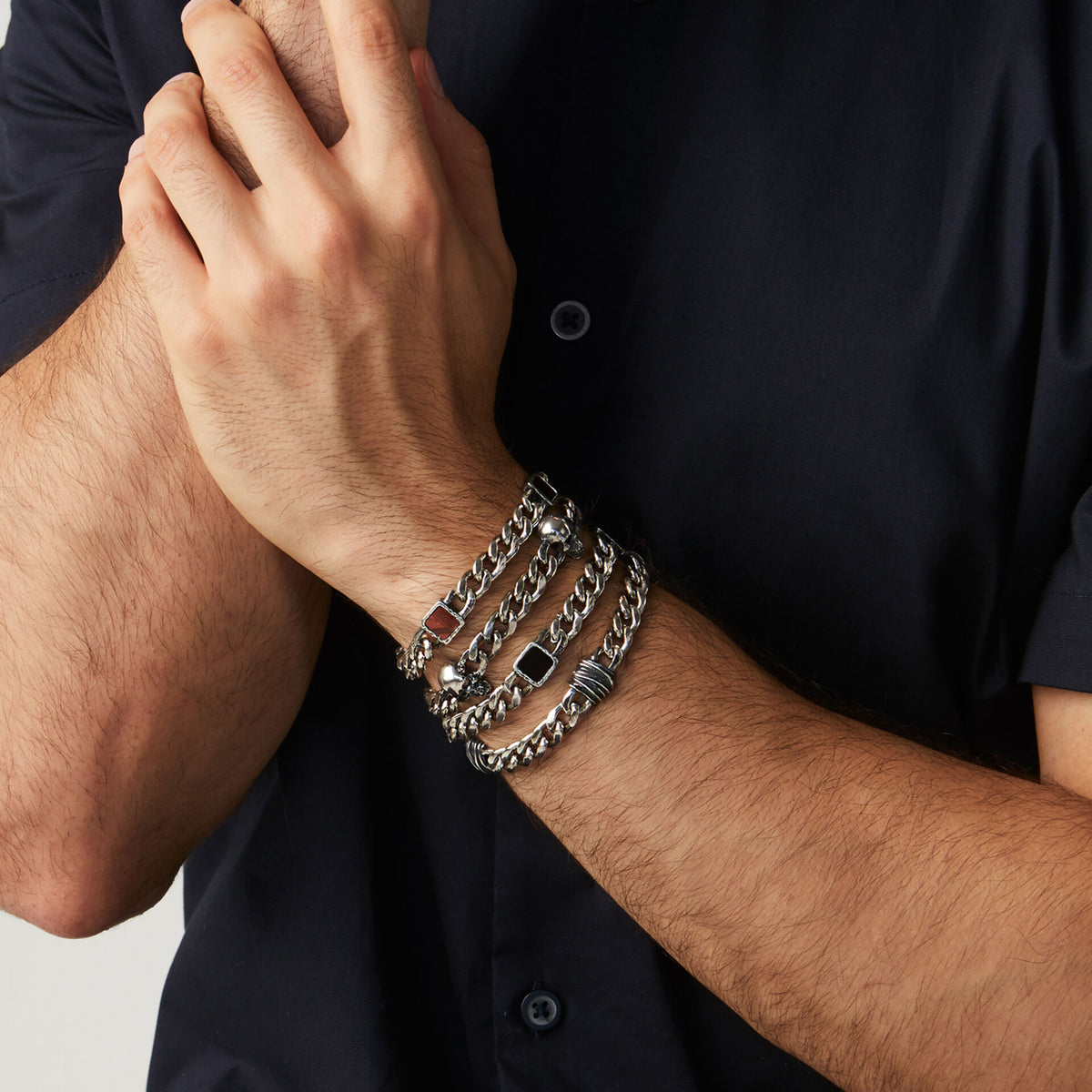 BRACCIALE GRUMETTA ONICE cm 21 - Giovanni Raspini - 11337L